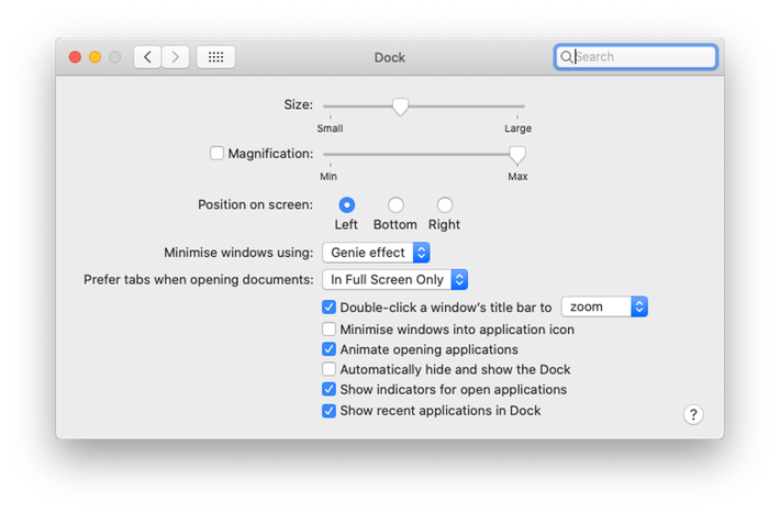 make text and icons larger external display larger for mac